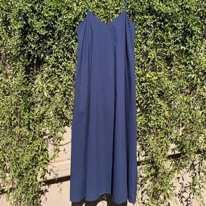 XiRENA Deep Blue Cotton Teague Maxi Dress